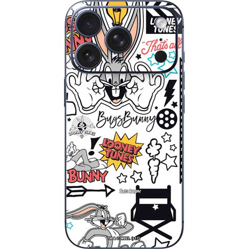 Looney Tunes Bugs Bunny Patches iPhone 17 Pro Max Skin