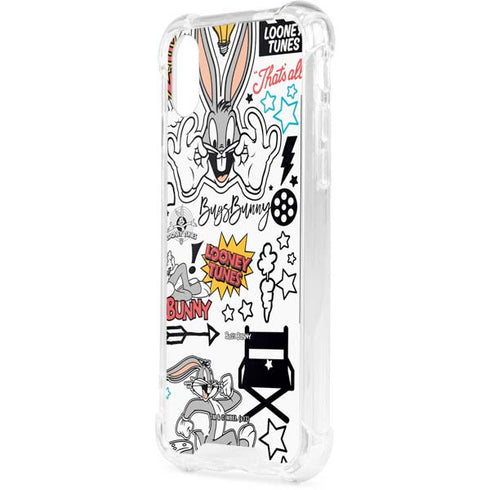 Looney Tunes Bugs Bunny Patches iPhone XS Clear Case