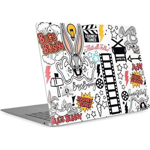 Looney Tunes Bugs Bunny Patches Apple MacBook Air Skin