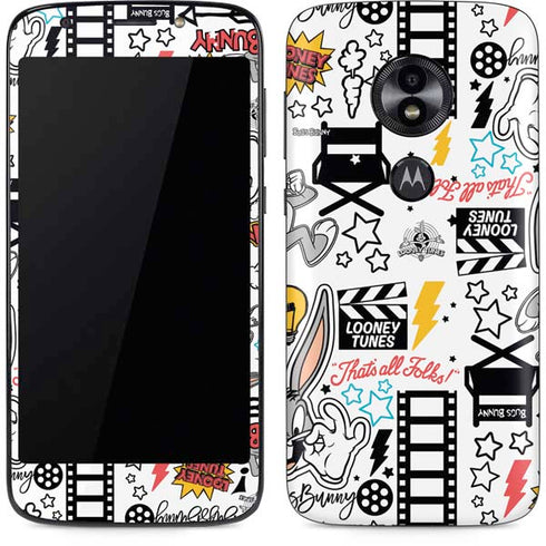 Looney Tunes Bugs Bunny Patches Moto E5 Play Skin