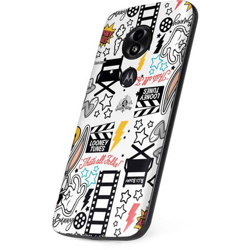 Looney Tunes Bugs Bunny Patches Moto E5 Play Skin