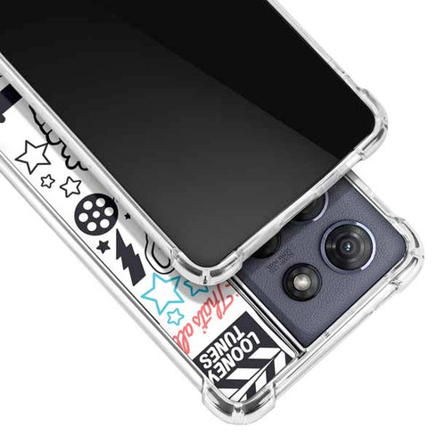 Looney Tunes Bugs Bunny Patches Moto G Power 5G (2025) Clear Case