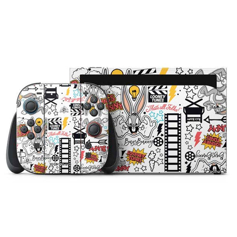 Looney Tunes Bugs Bunny Patches Nintendo Switch 2 (2025) with Joy-Con Skin