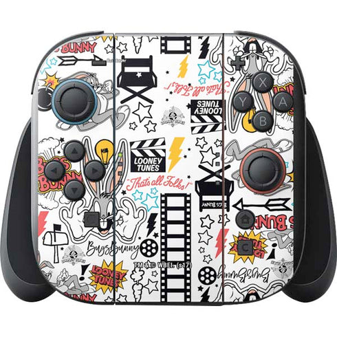 Looney Tunes Bugs Bunny Patches Nintendo Switch 2 (2025) with Joy-Con Skin