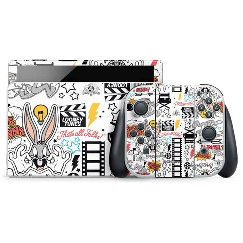 Looney Tunes Bugs Bunny Patches Nintendo Skins