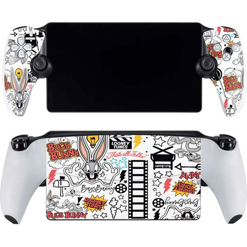 Looney Tunes Bugs Bunny Patches PlayStation Portal Remote Player Skin