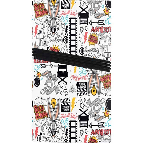 Looney Tunes Bugs Bunny Patches PS5 Pro Console Skin