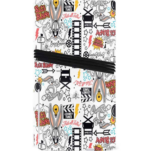 Looney Tunes Bugs Bunny Patches PS5 Pro Disk Bundle Skin