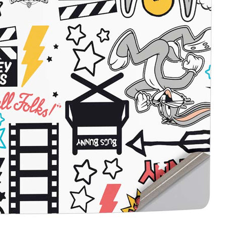 Looney Tunes Bugs Bunny Patches PS5 Pro Disk Console Skin