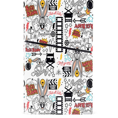 Looney Tunes Bugs Bunny Patches PS5 Slim Digital Edition Console Skin
