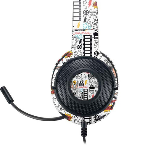 Looney Tunes Bugs Bunny Patches Razer Kraken X Skin