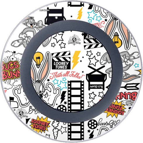 Looney Tunes Bugs Bunny Patches Wireless Charger Skin