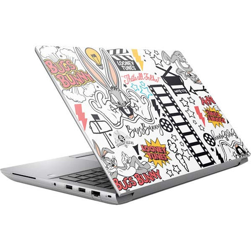 Looney Tunes Bugs Bunny Patches HP ZBook Fury 16 G10 Skin