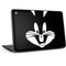 Looney Tunes Bugs Bunny Plain Black and White HP Chromebook Skin