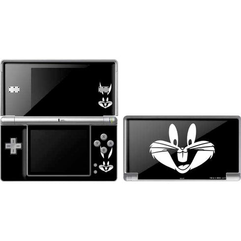 Looney Tunes Bugs Bunny Plain Black and White Nintendo Skins