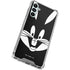 Looney Tunes Bugs Bunny Plain Black and White Gabb Phone 4 Clear Case