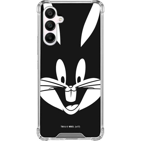 Looney Tunes Bugs Bunny Plain Black and White Galaxy A16 5G Clear Case