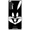 Looney Tunes Bugs Bunny Plain Black and White Galaxy A17 Clear Case