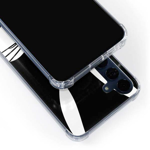 Looney Tunes Bugs Bunny Plain Black and White Galaxy A35 5G Clear Case