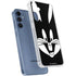 Looney Tunes Bugs Bunny Plain Black and White Galaxy A55 5G Clear Case