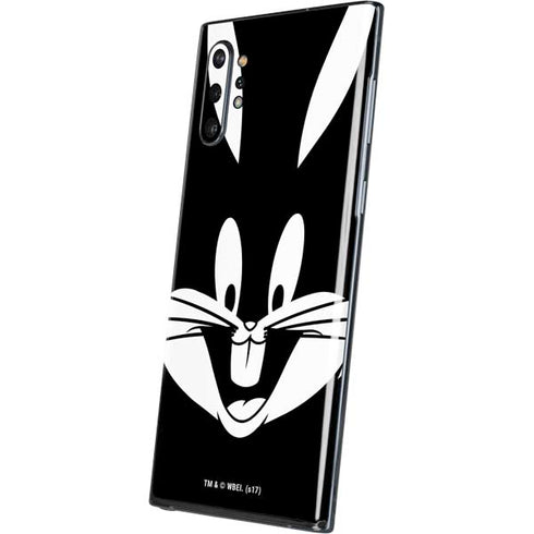 Looney Tunes Bugs Bunny Plain Black and White Galaxy Note 10 Plus Skin