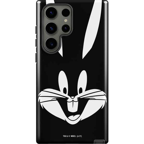 Looney Tunes Bugs Bunny Plain Black and White Galaxy S23 Ultra Pro Case