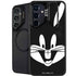 Looney Tunes Bugs Bunny Plain Black and White Galaxy S24 Plus Kickstand Case
