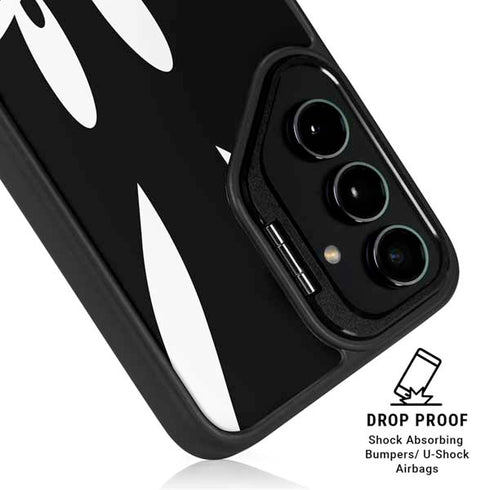 Looney Tunes Bugs Bunny Plain Black and White Galaxy S25 Ultra Kickstand Case