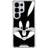 Looney Tunes Bugs Bunny Plain Black and White Galaxy S25 Ultra Clear Case
