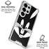 Looney Tunes Bugs Bunny Plain Black and White Galaxy S25 Ultra Clear Case