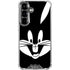 Looney Tunes Bugs Bunny Plain Black and White Galaxy S26 Clear Case