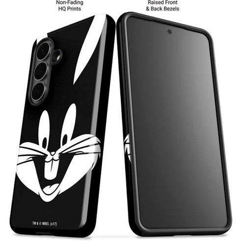 Looney Tunes Bugs Bunny Plain Black and White Galaxy S26 Plus Impact Case