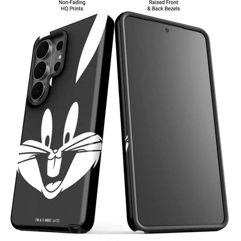 Looney Tunes Bugs Bunny Plain Black and White Galaxy S26 Ultra Impact Case