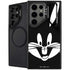 Looney Tunes Bugs Bunny Plain Black and White Galaxy S26 Ultra Kickstand Case