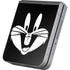 Looney Tunes Bugs Bunny Plain Black and White Galaxy Z Flip6 Skin