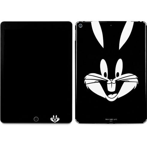 Looney Tunes Bugs Bunny Plain Black and White iPad Skins