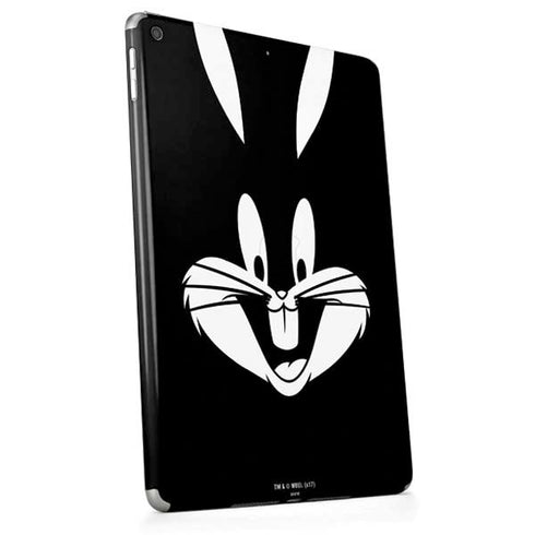 Looney Tunes Bugs Bunny Plain Black and White Apple iPad Skin