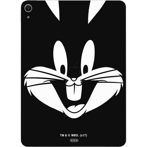 Looney Tunes Bugs Bunny Plain Black and White Apple iPad Air Skin