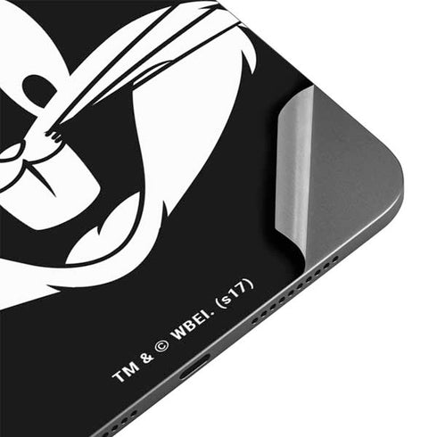 Looney Tunes Bugs Bunny Plain Black and White Apple iPad Mini Skin