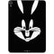 Looney Tunes Bugs Bunny Plain Black and White Apple iPad Pro Skin
