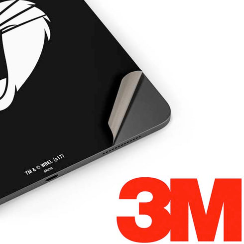 Looney Tunes Bugs Bunny Plain Black and White Apple iPad Pro Skin