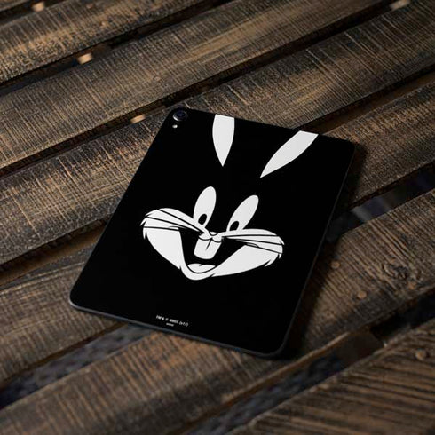 Looney Tunes Bugs Bunny Plain Black and White Apple iPad Pro Skin