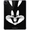 Looney Tunes Bugs Bunny Plain Black and White iPad Pro 11in (2024) Clear Case