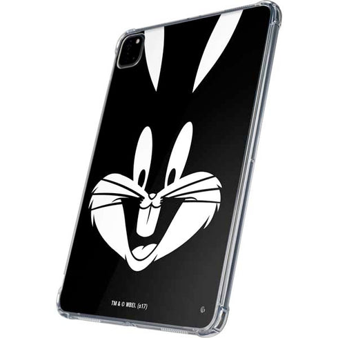Looney Tunes Bugs Bunny Plain Black and White iPad Pro 11in (2024) Clear Case