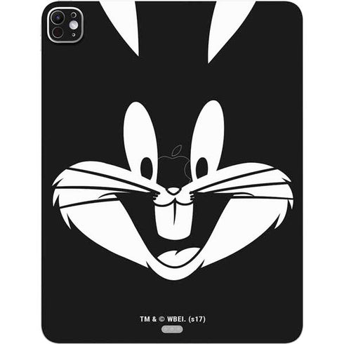 Looney Tunes Bugs Bunny Plain Black and White iPad Pro 13in M4 (2024) Skin