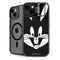 Looney Tunes Bugs Bunny Plain Black and White iPhone 14 Plus Kickstand Case