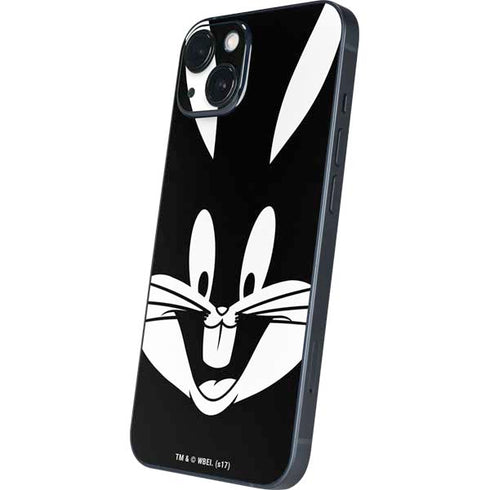 Looney Tunes Bugs Bunny Plain Black and White iPhone Skins