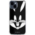 Looney Tunes Bugs Bunny Plain Black and White iPhone 15 Clear Case