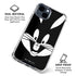 Looney Tunes Bugs Bunny Plain Black and White iPhone 15 Clear Case