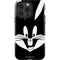Looney Tunes Bugs Bunny Plain Black and White iPhone 15 Pro Impact Case